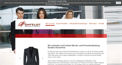 Desktop Screenshot of homfeldt-pw.de